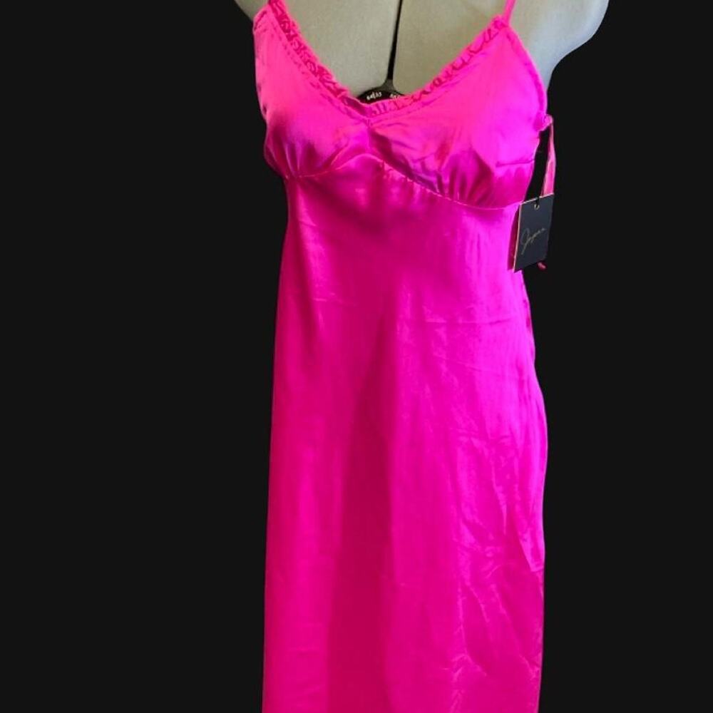 Japara pink polyester slip dress